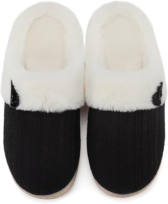 Cozy Faux Fur Slip-On Slippers